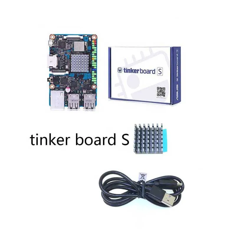 ASUS SBC Tinker board S RK3288 SoC 1 8 ГГц четырехъядерный процессор 600 МГц 2 Гб LPDDR3 16 ГБ eMMC TinkerboardS