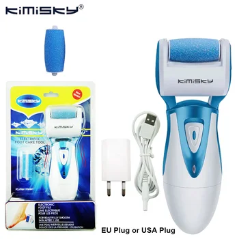 

KIMISKY Blue Rechargeable Pedicure Foot Care Tool Callus Remover Sawing File Feet Dead Skin remover Feet Pies Roller Heads