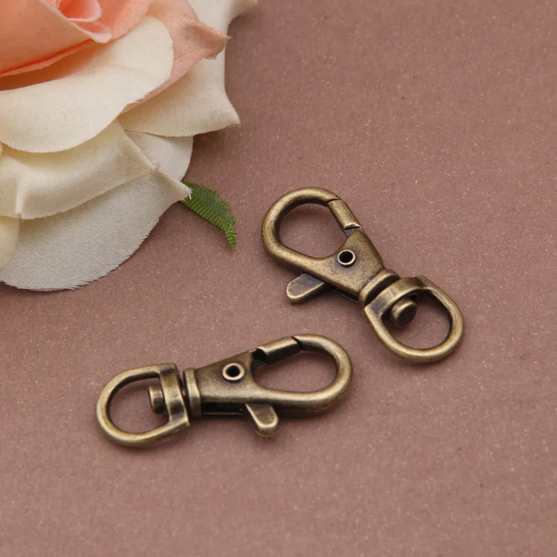 10Pcs Lobster Clasp Metal Connector Jewelry Swivel Clasps Diy Jewelry