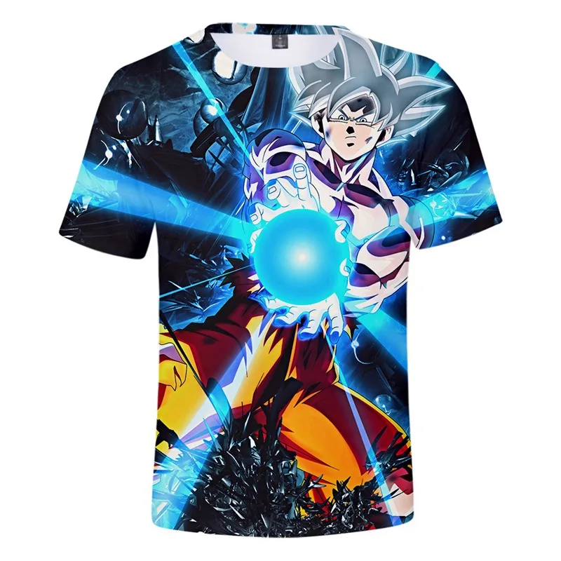 

2019 Summer Fashion Boys TShirt Dragon Ball Super Kids 3D Print Cartoon T shirt For Boys Girls Children Clothes