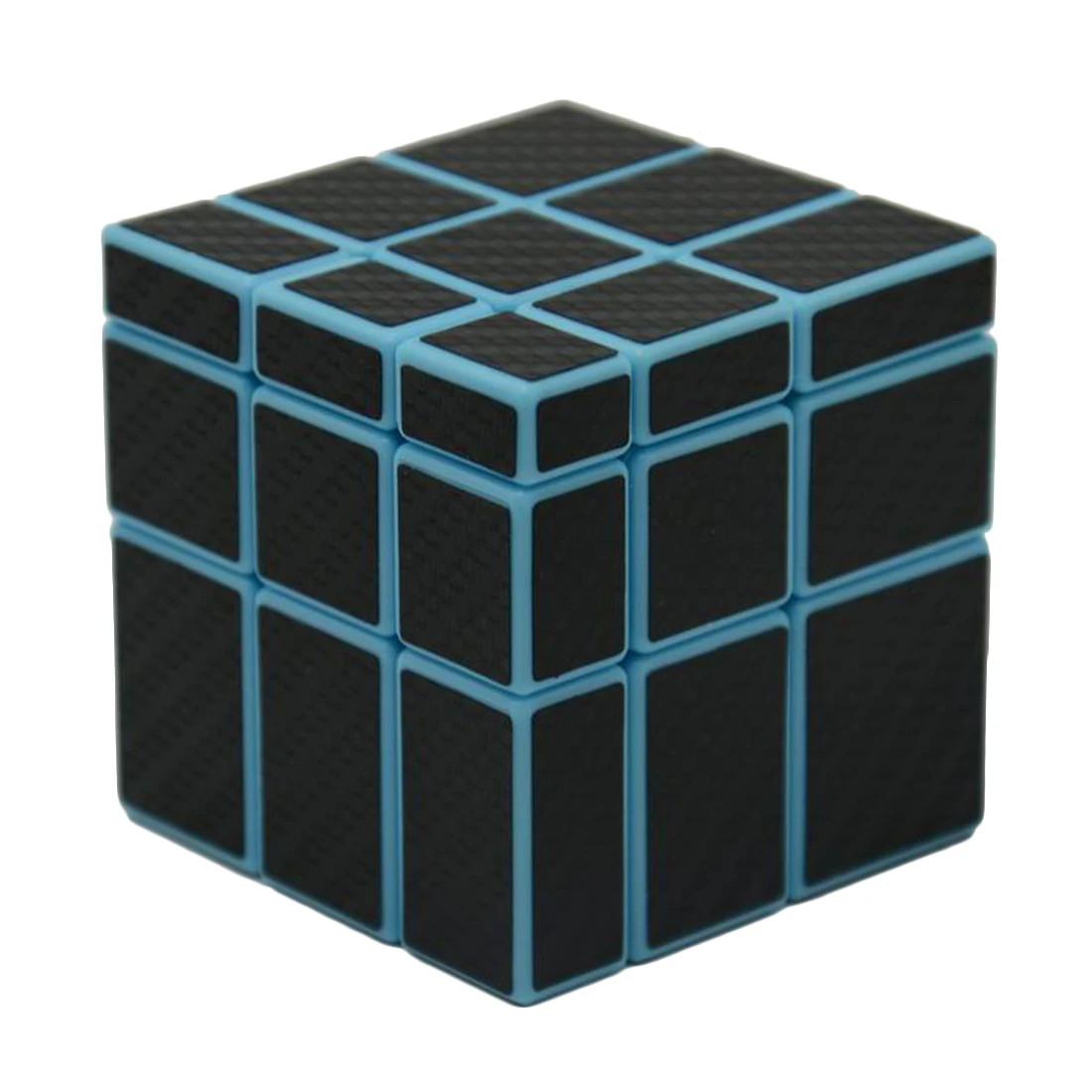

3x3x3 Mirror Blocks Carbon Fiber Sticker Magic Cube Puzzle Speed Cube 57mm