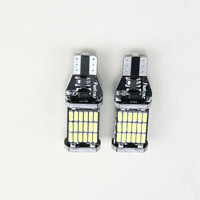 2x T15 Led W16W Автомобильные светодиодные 912 921 лампы заднего хода для Toyota Corolla Yaris RAV-4 Highlander Auris Camry Prius Sienna - Испускаемый цвет: T15 W16W