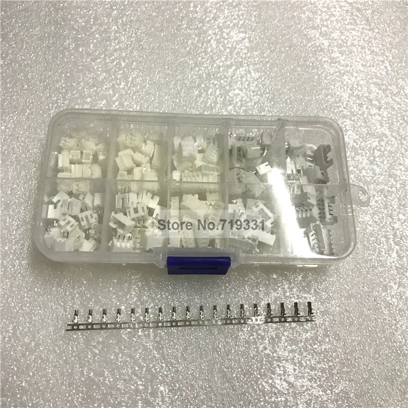 

80sets/kit PH 2.0mm 2 3 4pin 5P Connector plug Male, Female, Crimps DIP in a Box