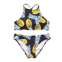 

Nature Armour Backless Two-piece swimsuit Print Floral women's swimming suit sexy beach swimwear women's separate