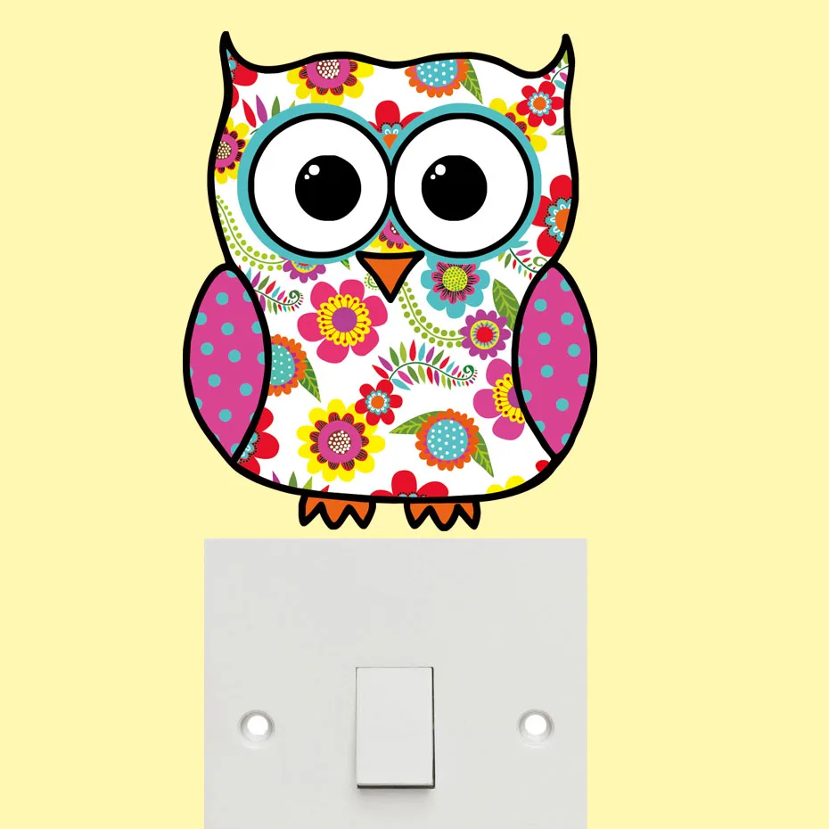 

Cartoon Animal Funny laptop Stickers creative unicorn butterfly owl Waterproof PVC Laptop Luggage Stickers Pack