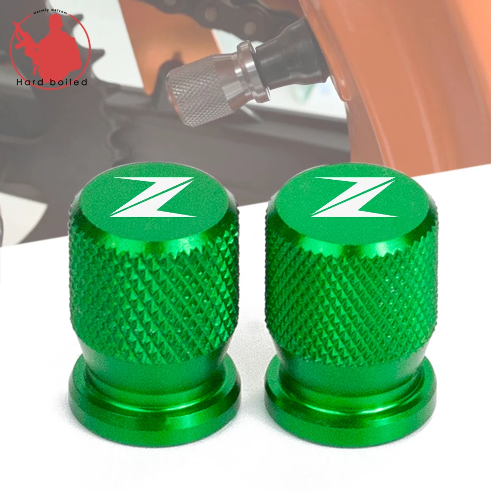 

Motorcycle Accessorie Wheel Tire Valve Stem Caps CNC Airtight Covers For KAWASAKI Z750 Z650 Z800 Z900 Z1000 ZX6R ZX10R ZX14R