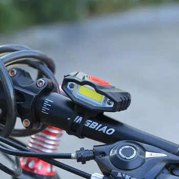

Bicycle Front Light High Power Waterproof USB Rechargeable Bike Light Safety Warning LED Handlebar Cycling Bycicle Light