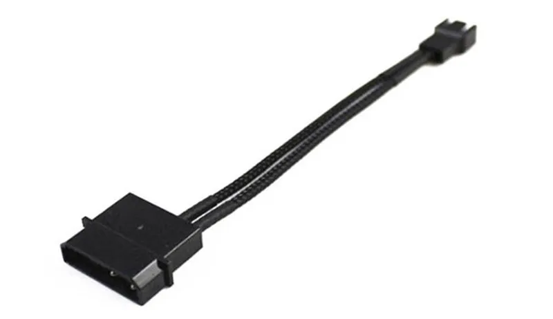 Sleeved-Molex-to-3Pin-Fan-adapter-cable
