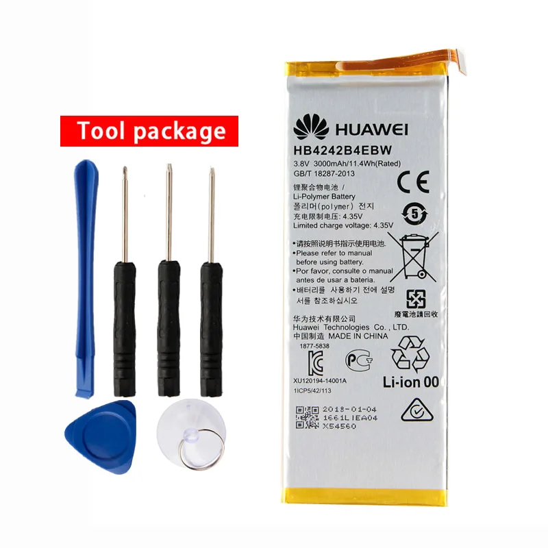 HB4242B4EBW телефон Батарея для huawei honor 4X honor 6 honor 7i H60-L01 H60-L02 H60-L03 H60-L11 H60-L12