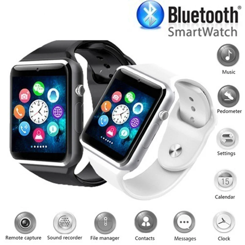 Цифровые Спортивные Смарт часы reloj mujer мужские с камерой сим картой функцией