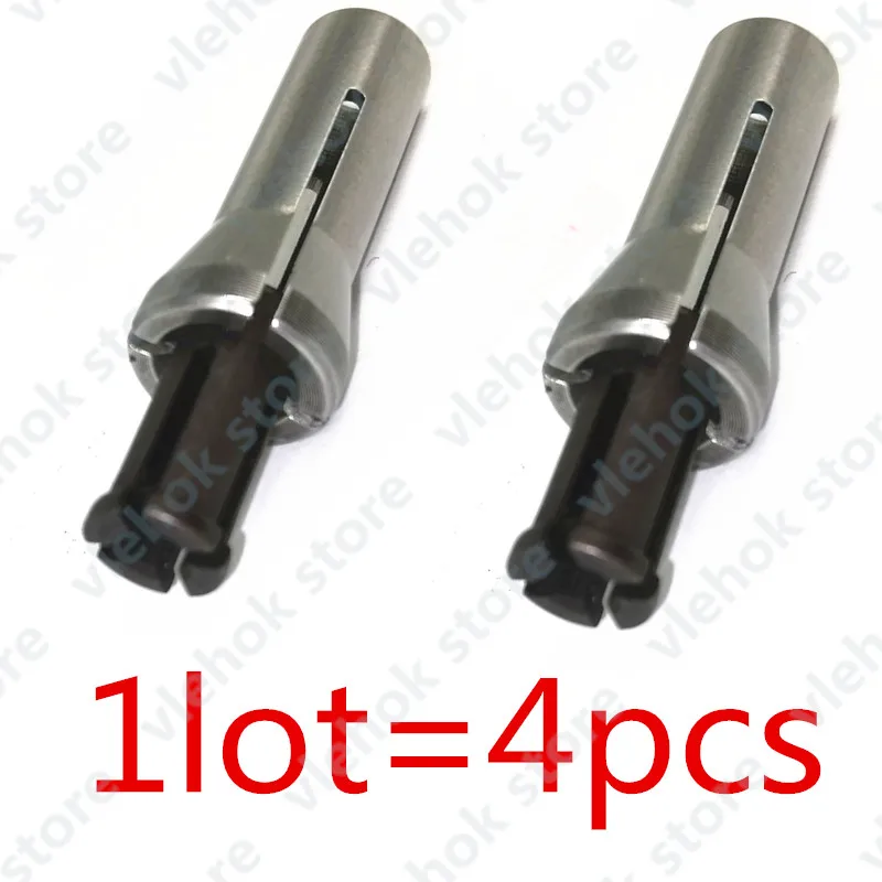 4 PCS Чугунный патрон для Makita GD0600 906 763620-8 3 мм 6 мм 763627-4 GD0603 GD0601 Цанговая гайка аксессуары для электроинструмента - Цвет: 4 PCS