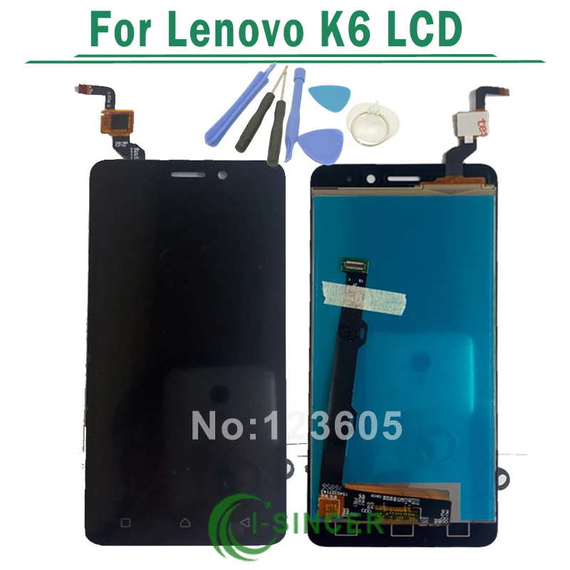 

For Lenovo K6 LCD Display with Touch Screen Digitizer Assembly Black + Tools Free Shipping