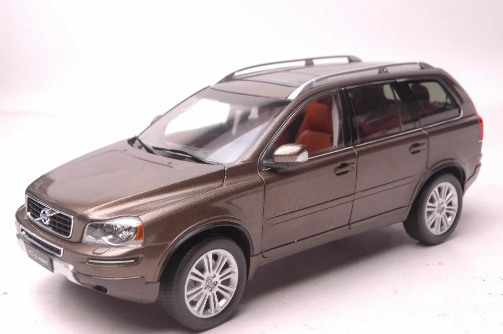 1:18 литья под давлением модель для Volvo XC90 XC классический коричневый внедорожник сплав игрушка автомобиль миниатюрная коллекция подарки XC 90