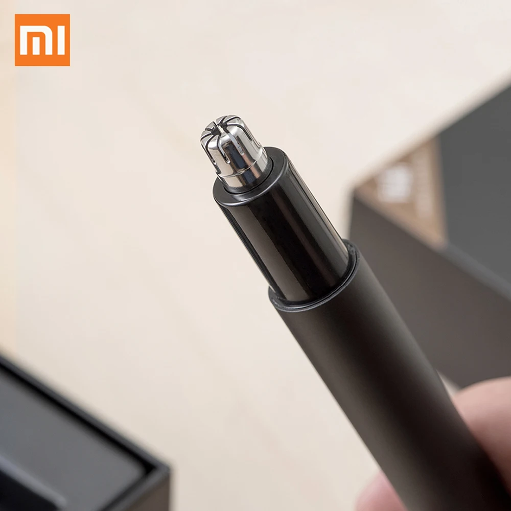 Tanie Xiaomi Mijia elektryczny Mini trymer do włosów w nosie HN1 przenośny nosa uszu golarka maszynka do strzyżenia wodoodporna bezpieczne narzędzie do czyszczenia dla mężczyzn
