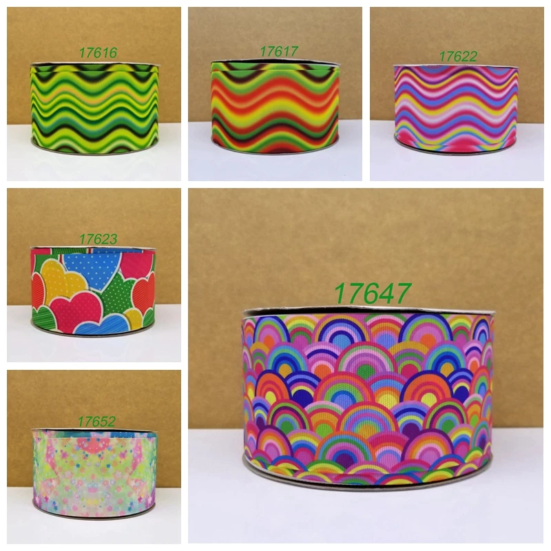 50 двор мультфильм печатных Grosgrain ленты 17647
