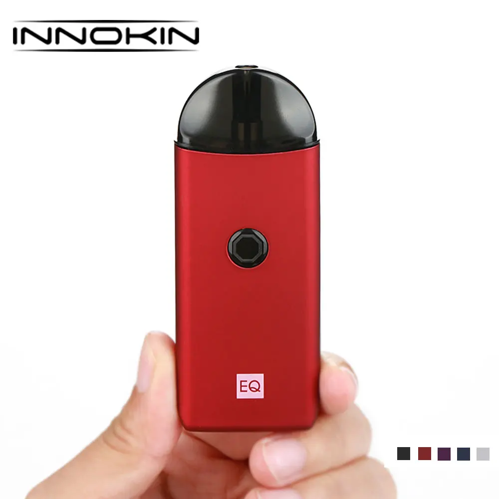 Original Innokin EQ Starter Kit with Inbuilt 800mAh Battery &amp 2ml Pod Cartridge Capacity 0.5ohm Mesh Type MTL Coil Vs Minifit |