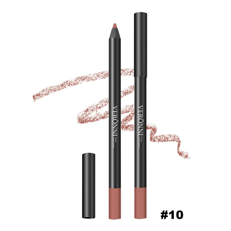 Макияж профессиональный косметический карандаш для губ карандаши новые водостойкие Карандаши для губ устойчивый карандаш для губ ручка - Цвет: 10