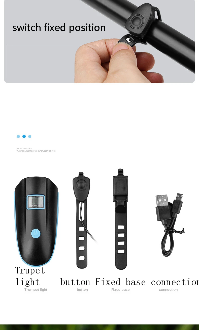 Водонепроницаемая велосипедная фара usb зарядка велосипед передний свет фонарик руль велосипедный фонарик для головы с батареей ЖК-экран
