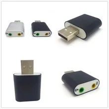 Внешний адаптер USB аудио карта 3D стерео разъем 3,5 мм наушники микрофон карта для компьютера ноутбук 7,1 USB звуковая карта