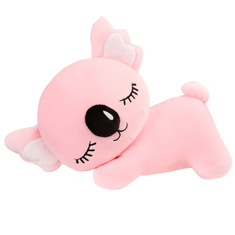 Спящие коалы мягкая игрушка лежа животные спящий компаньон плюшевая кукла розовый/серый супер мягкий Утешительный детский подарок 4 размера