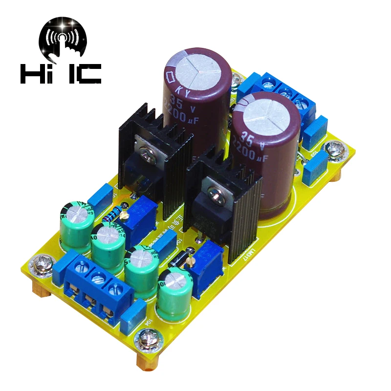 Olive New LM317 LM337 DC регулируемая плата модуля блока питания|Аксессуары для батарей и