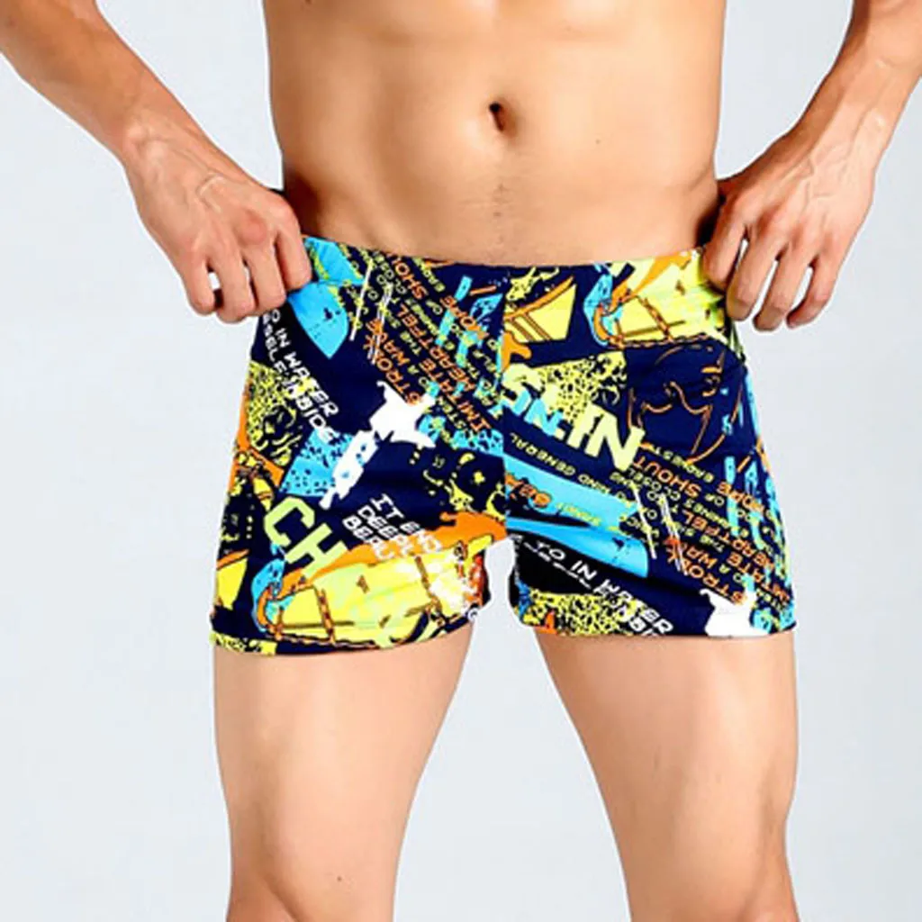 

Swimwear Men's Shorts Swim Trunks Quick Dry Beach SurfingPrintRunning Swimming Watershort Men's swimming trunks zwembroek