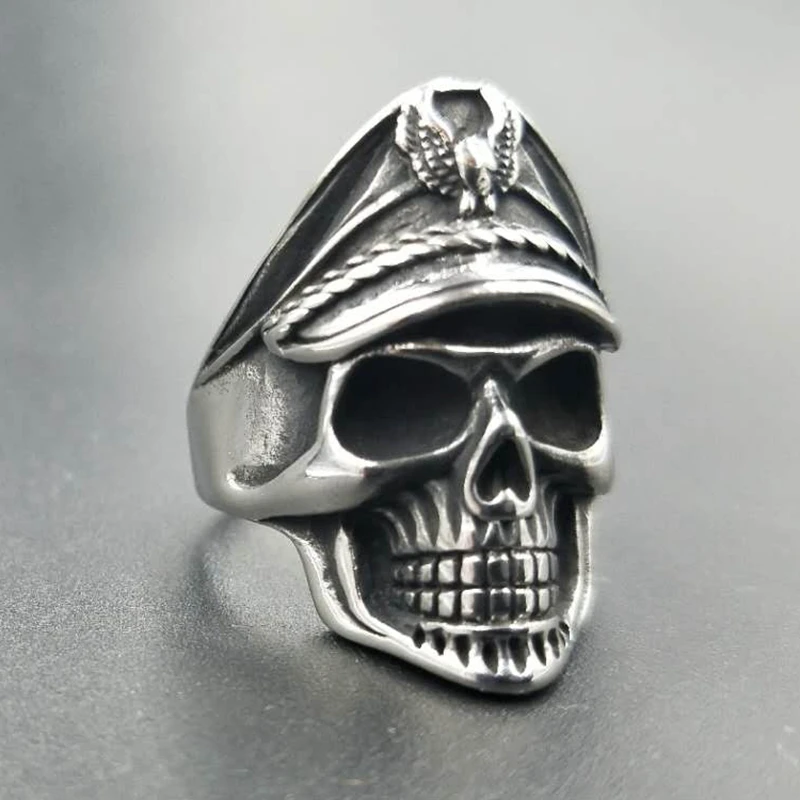 eagle head skull men rings for American Navy  (7)