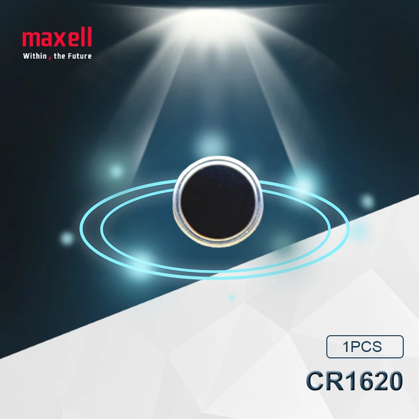 1 шт. Maxell 100% оригинальная CR1620 Кнопочная батарея для часов автомобильный пульт