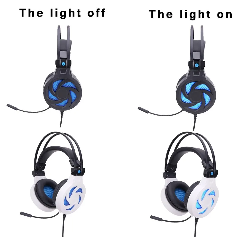 SOYTO Original Wired Gaming Headphones for PC LED Glowing Headset Stereo Bass Fone De Ouvido Auriculares With Mic for Games12