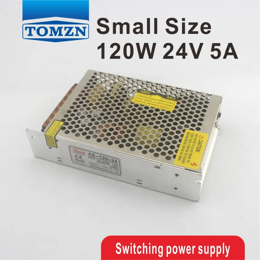 

120W 24V 5A Small Volume Single Output Switching power supply for LED Strip light