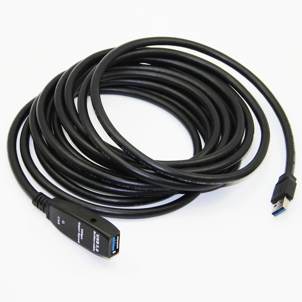 Lballist USB 3 0 Удлинительный кабель Активный ретранслятор встроенный чипсет IC штекер
