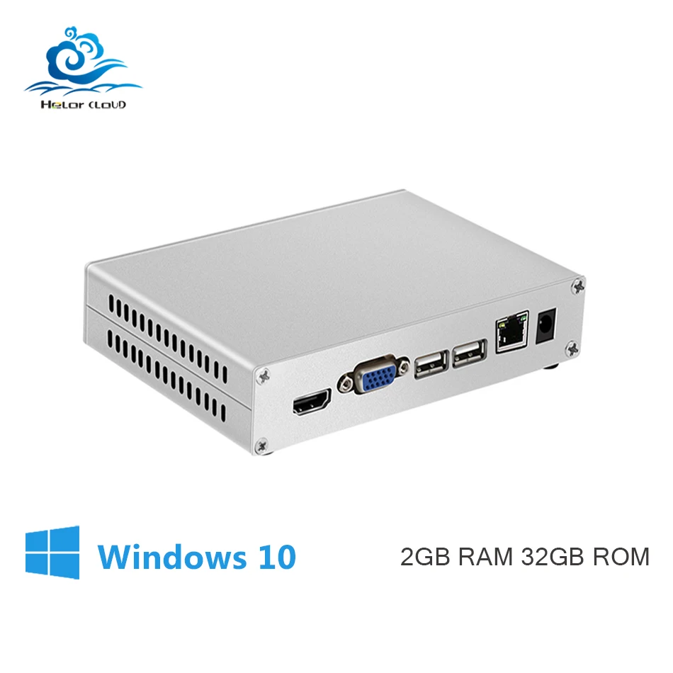 

Fanless Mini PC Intel Cherry Trail Z8300 Processor Mini Computer Windows 10 2GB RAM 32GB ROM HDMI USB all in one pc mini