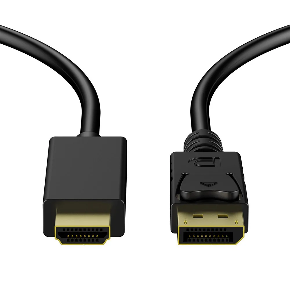 6 футов 1,8 м Displayport to HDMI кабель 1080P папа-папа Адаптер DP к HDMI конвертер видео аудио кабель для HDTV проектора ноутбука