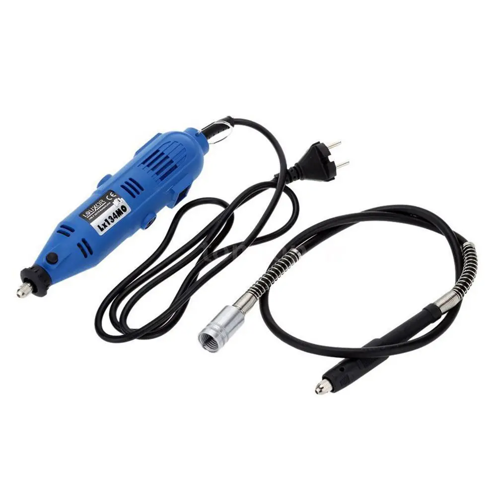 Portable Electric Drill Grinder Rotary Tool Soft Shaft 211pcs Accessories