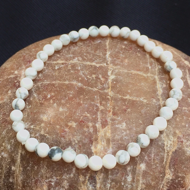 Mens Womens Agate /& White Crystal Bracelet Hot Fashion Jewelry 10mm Beads UK