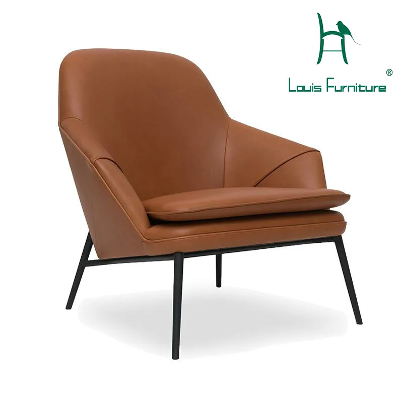 

Louis Fashion Living Room Soafs Nordic Single Skin Art Leisure Chair with Modern Simplicity