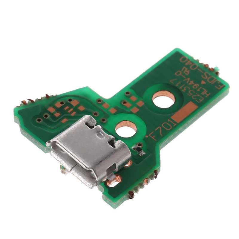 Замена USB плата с зарядным портом для JDS-040 контроллера PS4 с 12Pin гибким кабелем Прямая поставка