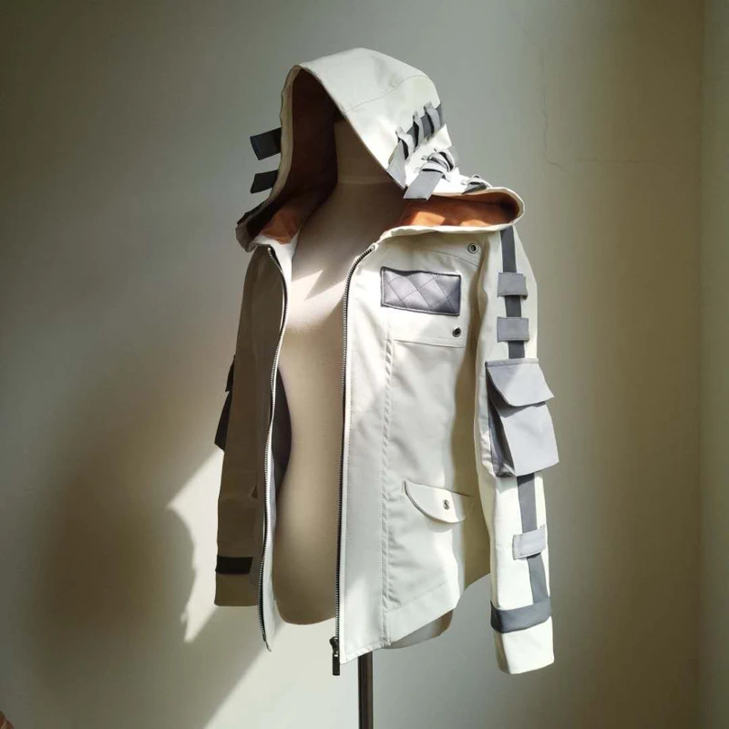  [STOCK]2018 Game PUBG Playerunknown's Battlegrounds Leather Uniform Cosplay Costume Leather Uniform