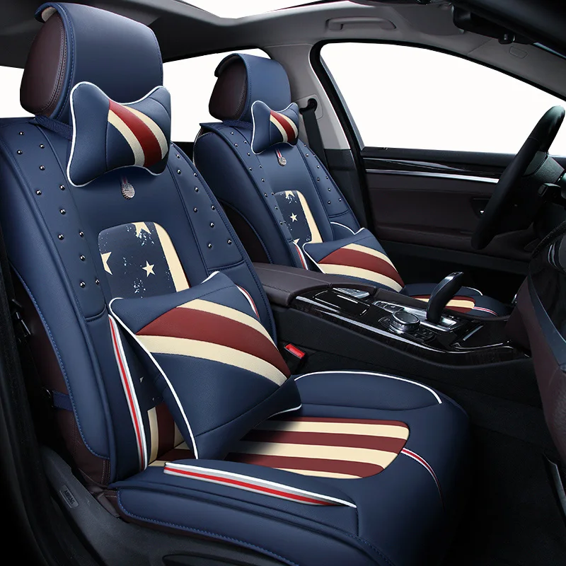 Специальные чехлы для автомобильных сидений из искусственной кожи для Chevrolet все модели captiva cruze lacetti spark sonic lanos автомобильные аксессуары Стайлинг