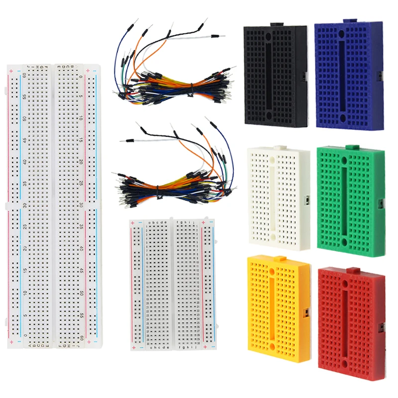 Breadboard Kit 170 400 830 Tie Points Solderless Breadboard Self adhesive PCB Test Board +130