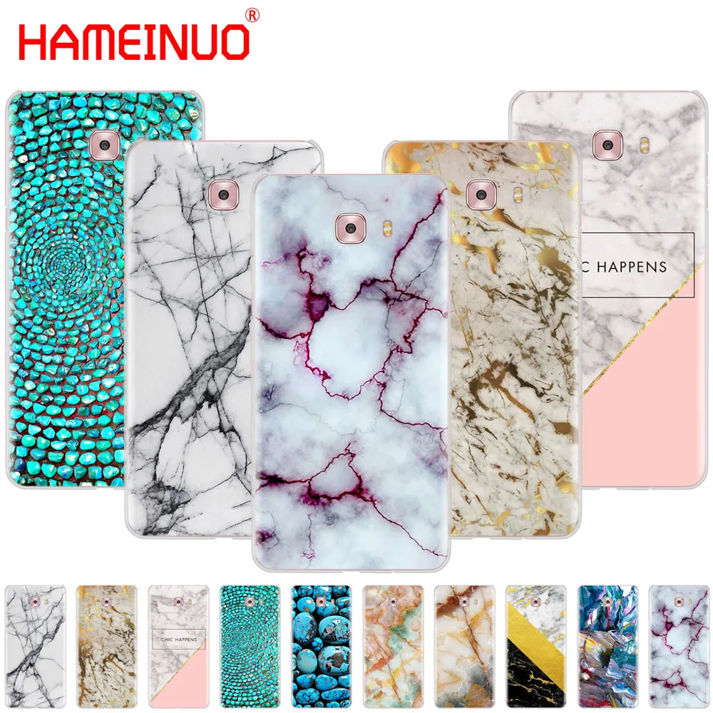 

HAMEINUO marble green stone cover phone case for Samsung Galaxy C5 C7 C8 C9 C10 J2 PRO 2018