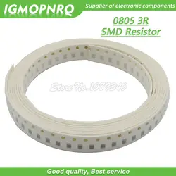 300 шт. 0805 SMD Резистор 3 ohm Резистор проволочного чипа 1/8 Вт 3R Ом 0805-3R