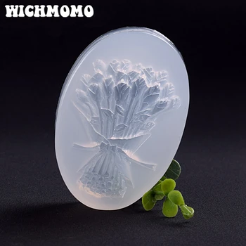 

New 1PCS A Bunch of Flowers Craft DIY Transparent UV Resin Liquid Silicone Combination Molds for Necklace Earring Making Jewelry