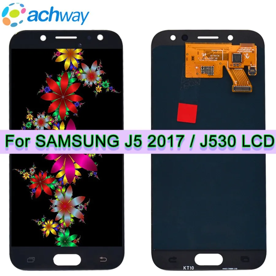 Original Активно матричные осид Экран для SAMSUNG GALAXY J530 ЖК дисплей J530F SM J5 2017 Дисплей