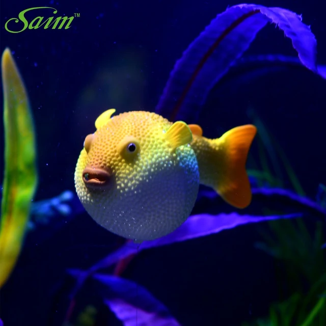 Aquarium artificiel avec poisson mobile avec lumière USB pour tout-petits