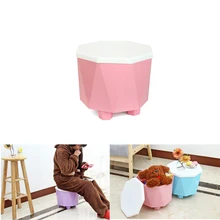 Can Be Superimposed Storage Field Bins Livingroom Multifunctional Stool Organiser For Clothes Meals