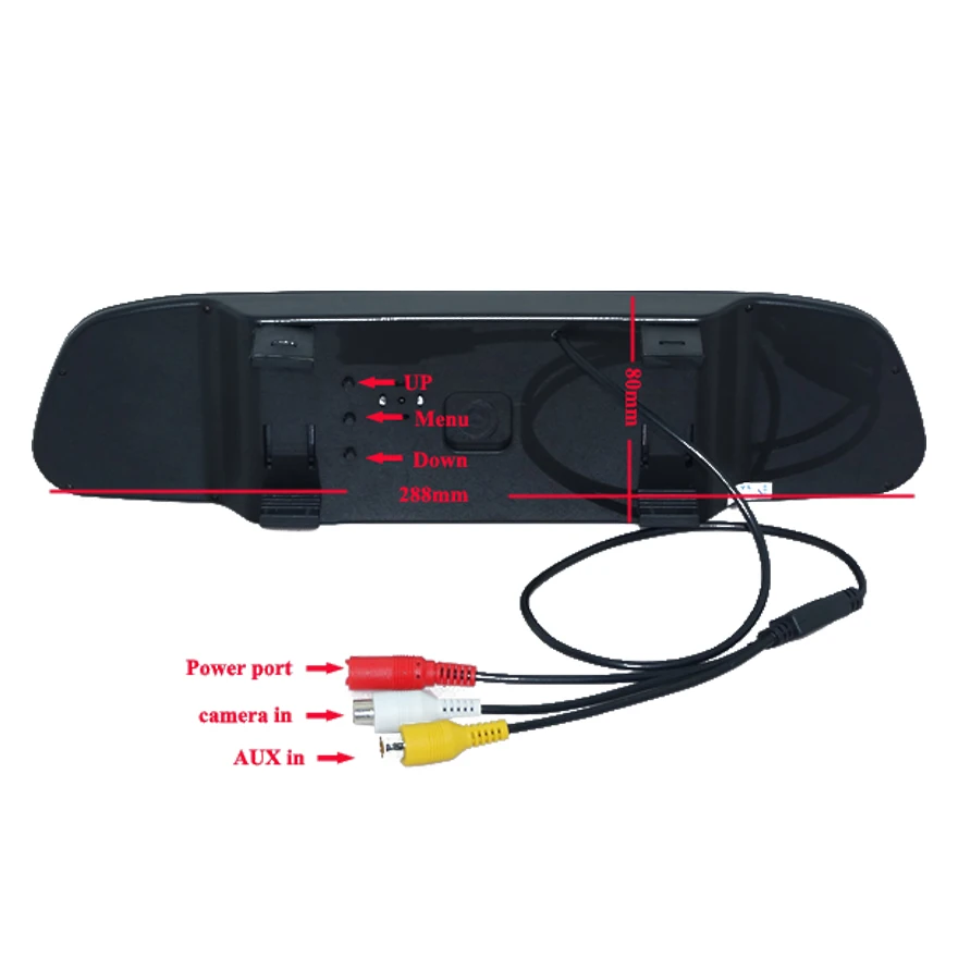  car parking camera hd ccd image lens and car reversing mirror use for Toyota Corolla (2007~2011) /V