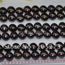 Новое поступление Ювелирные изделия из жемчуга много 30 Париж aa9-10mm темно-коричневый Подлинная пресноводным жемчугом и S925 Серебряные серьги Лидер продаж партия ювелирных изделий