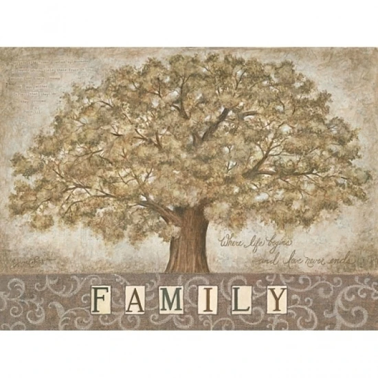 Our Family Tree Poster Print by Annie LaPoint (24 x 18)