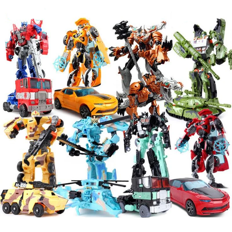 Hot Anime robot toys 18.5cm New Arrival Classic Large Plastic Robot Cars Action Figure Toy Education Children toy